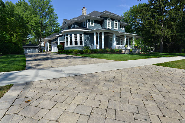 Permeable Paver Driveway in South Hutchinson, KS
